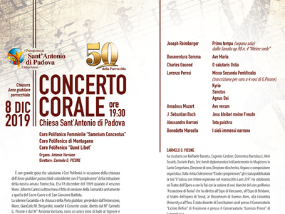 Concerto corale - Chiusura anno giubilare parrocchiale