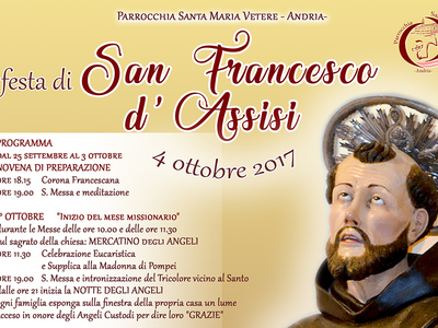 Festa di S. Francesco - Parrocchia S. Maria Vetere - Andria
