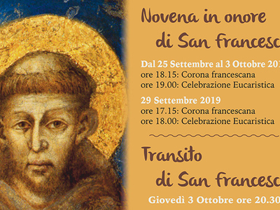 Festa di San Francesco, il programma del Santuario Beato Giacomo