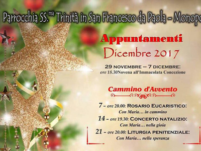 Programma Avvento Natale - Parrocchia S. Francesco da Paola