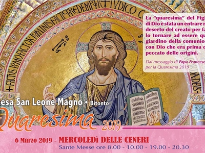Chiesa S. Leone Magno in Bitonto. Programma Quaresima 2019