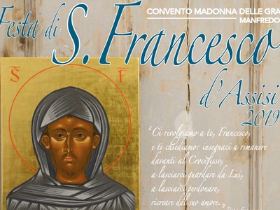 Festa di San Francesco, il programma del Convento Madonna delle Grazie