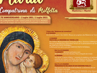 Programma del mese di maggio 2021 - Basilica Madonna dei Martiri