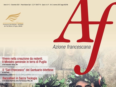 Azione francescana, pubblicato il nuovo numero del 2021