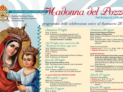 Basilica Pontificia Minore Madonna del Pozzo - Programma celebrazioni estive 2018