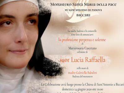 Professione solenne di Sr. Lucia Raffaella Casertano