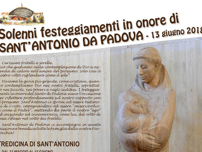 Solenni festeggiamenti in onore di S. Antonio - Parrocchia S. Antonio in Foggia