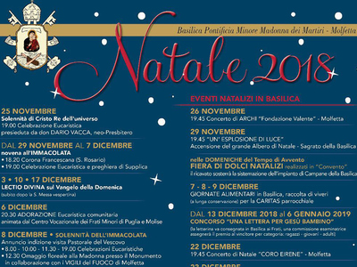 Programma di Avvento/Natale della Basilica Pontificia Minore 