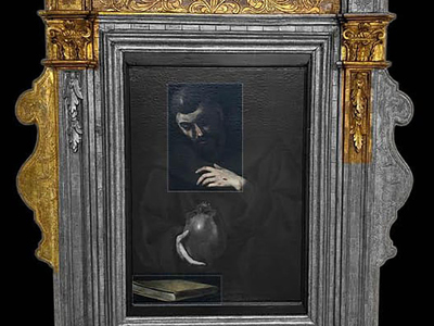 Presentazione  della tela di San Francesco di Giovanni Battista Caracciolo,  recentemente restaurata.