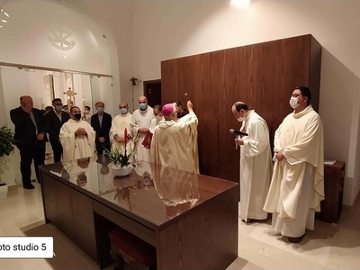 Inaugurata la sagrestia e la nuova aula liturgica