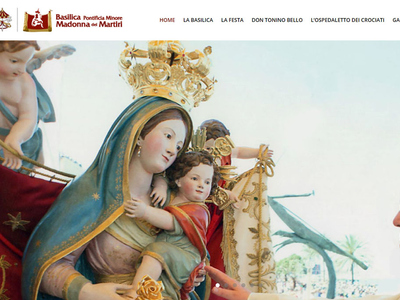 Nuovo sito web per la Basilica Madonna dei Martiri di Molfetta